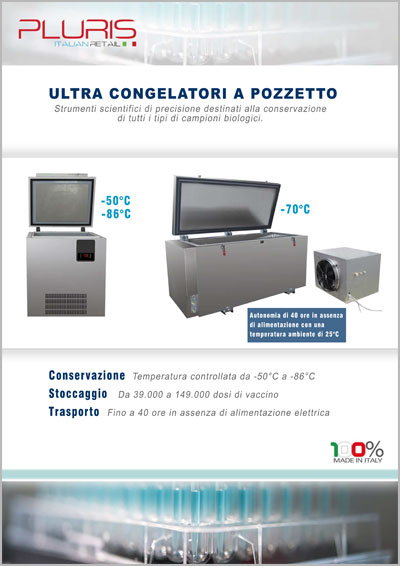 Copertina Catalogo Ultra Congelatori Italiano